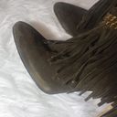 Stuart Weitzman Fringe Chain Booties Photo 2