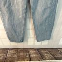 American Eagle  Blue Light Wash Whiskered Cotton Baggy Jeans Size 16 Short Photo 3