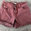 SO Burgundy Mid Rise Shorts  Photo 0