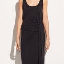 Vince Black Pima Cotton Sleeveless Dress Size Medium Photo 3