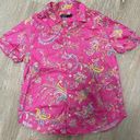 Ralph Lauren  pink, paisley, two piece pajama set; size S Photo 2