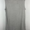 Peace Love World  Gray Mia V-Neck Sleeveless 100% Modal Tank Top Photo 5