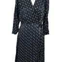 Joie  Printed Wrap Midi Dress Womens Size Small Sample Career Office Preppy Photo 0