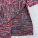 Band of Gypsies Duster Sweater Size L Sunset BLVD Red Mixed Knit Pockets NEW Photo 8