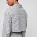 Wilfred Aritzia  Ourson Cropped Jacket Gingham Check Size Small‎ Photo 6