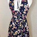 Parker Cosmic Daisy Floral Mini Dress Key Hole Cut Out Size XS NWT Photo 4