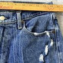 Abercrombie & Fitch Abercrombie Fitch Womens Jeans Size 6 Mom Jean High Rise Distressed Raw Hem Photo 7