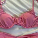 Daisy Pink Dippin ’s Underwire High Waisted V Bottom Set Photo 3