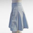 American Eagle  Light Blue Pleated High Waist Tennis Mini Skirt Size 6 Photo 2