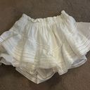 Aerie White Ruffle Skirt Photo 2