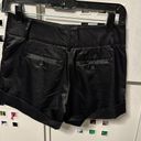 ZARA  shiny satin black shorts Photo 1