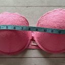 Juicy Couture  Padded Pink Lace Adjustable Straps Women’s Cup Size 38DD Barbie Photo 12