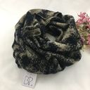 BP NWT  Abstract Black Tan Infinity Circle Scarf Photo 0