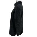 J.Crew  Zip Up Plush Fleece Teddy Jacket Black Full Zip J9064 Womens Size XXS Photo 3