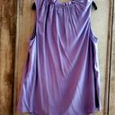 Torrid lavender sleeveless front tie blouse Photo 1