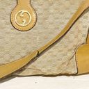 Gucci  Vintage GG Fabric Leather Trim Gold Hardware Shoulder Bag Pocketbook Photo 1