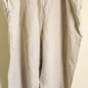 L.L.Bean  100% Linen Crop Pants Classic Fit Oatmeal Color size 26 W Photo 0