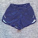 Athleta  Navy Racer Run Shorts Photo 1