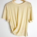 Lululemon  Lightweight Mesh Reversible Yoga Tee Tan Neutral Size 12 Photo 0