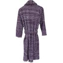 Barefoot Dreams  Robe Size 1 Heather Plum Purple Cozychic Photo 2