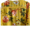 Emory park Emory‎ park yellow flower print swimming cover up size M Photo 5