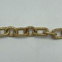 Oscar de la Renta  Chunky Striated Chain Link Bracelet with Toggle Closure Photo 2