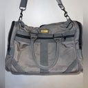 Oleg Cassini  Large Gray Duffle Bag Photo 1