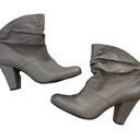 BCBGeneration  Steel Grey Dash Leather Booties Ankle Boot Grey Size 8.5 Photo 0