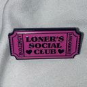 Loners Social Club Admit One Hot Pink Ticket Enamel Pin Photo 10