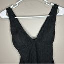 ZARA  black sheer lace body suit women's size small Photo 2