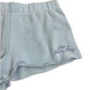 PacSun Playboy By  Women's M Blue Cotton Elastic Waist Sweat Shorts Soft Cozy Photo 3