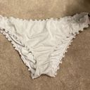 Shade & Shore White scrunched bikini bottoms  NWOT Photo 2