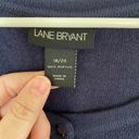 Lane Bryant  Blue Dolman Sleeve Button Front Cardigan Size 18/20 Photo 3