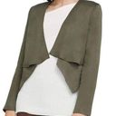 BCBG MAXAZRIA Ania Dusty Olive Moto Blazer Jacket Sz M Photo 1