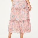 The Loft  Outlet Wild Flamingo Floral Tiered Maxi Skirt - Women NEW L Photo 1