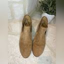 Jack Rogers  Tan Suede Ankle Booties Low Heel Slip On Boots sz 9.5 M Photo 4