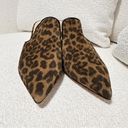 Veronica Beard NEW  Miriam Mules Suede Camel Animal Print Kitten Heel Shoes sz 6 Photo 5