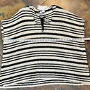 Mango NWT MNG Striped Poncho Cape Isabela Small Photo 5