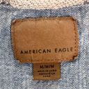 American Eagle  Zipped up Distress Hoodie Denim Jackets Size: Medium Photo 4