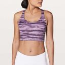 Lululemon  Energy Sports Bra Long Line Shadowed Smoked Mullberry Size 4 Photo 0