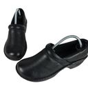 Born concept BOC  Peggy Clog Shoe Black Leather Comfort Slip On Women's Size 7.5 Photo 0