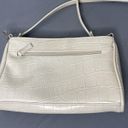 Bueno  Cream Off White Faux Leather Crocodile Textured Crossbody Bag Purse Photo 1