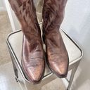 Idyllwind  Wheeler Western Cowboy Boot Snip Toe Brown 9.5 Comfortable Classic EUC Photo 9