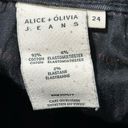 Alice + Olivia  Women’s Size 24 Black Noir Good High Rise Skinny Jeans Photo 4