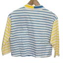 Hang Ten  Vintage Blue and Yellow Striped Top Size S Photo 1