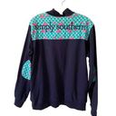 Simply Southern  Turtles Whale Quarter Zip Pull Over Long Sleeve Shirt Blue Small Photo 0