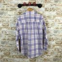 Equipment NWT  femme plaid cotton button down Photo 4