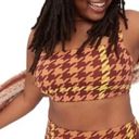 Aerie OFFLINE by  Real Me Xtra  Bra Houndstooth Printed Small Hazel multi Photo 3