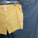 Parker NWT: Stella  Cotton shorts- Soft yellow- size 16 Photo 5