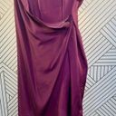 ALLSAINTS  Adria Silk Zipper Dress in Deep Burgundy Photo 6